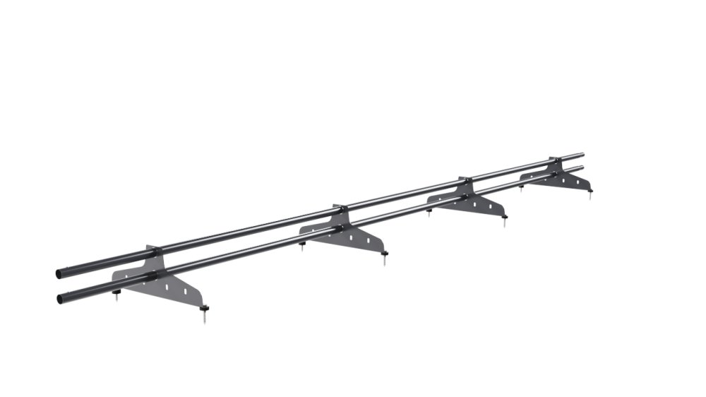 Трубчатый снегозадержатель New Line D-25 4 опоры, длина 3,0 м