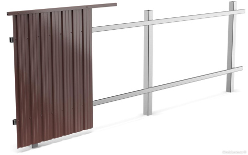 Каркас забора