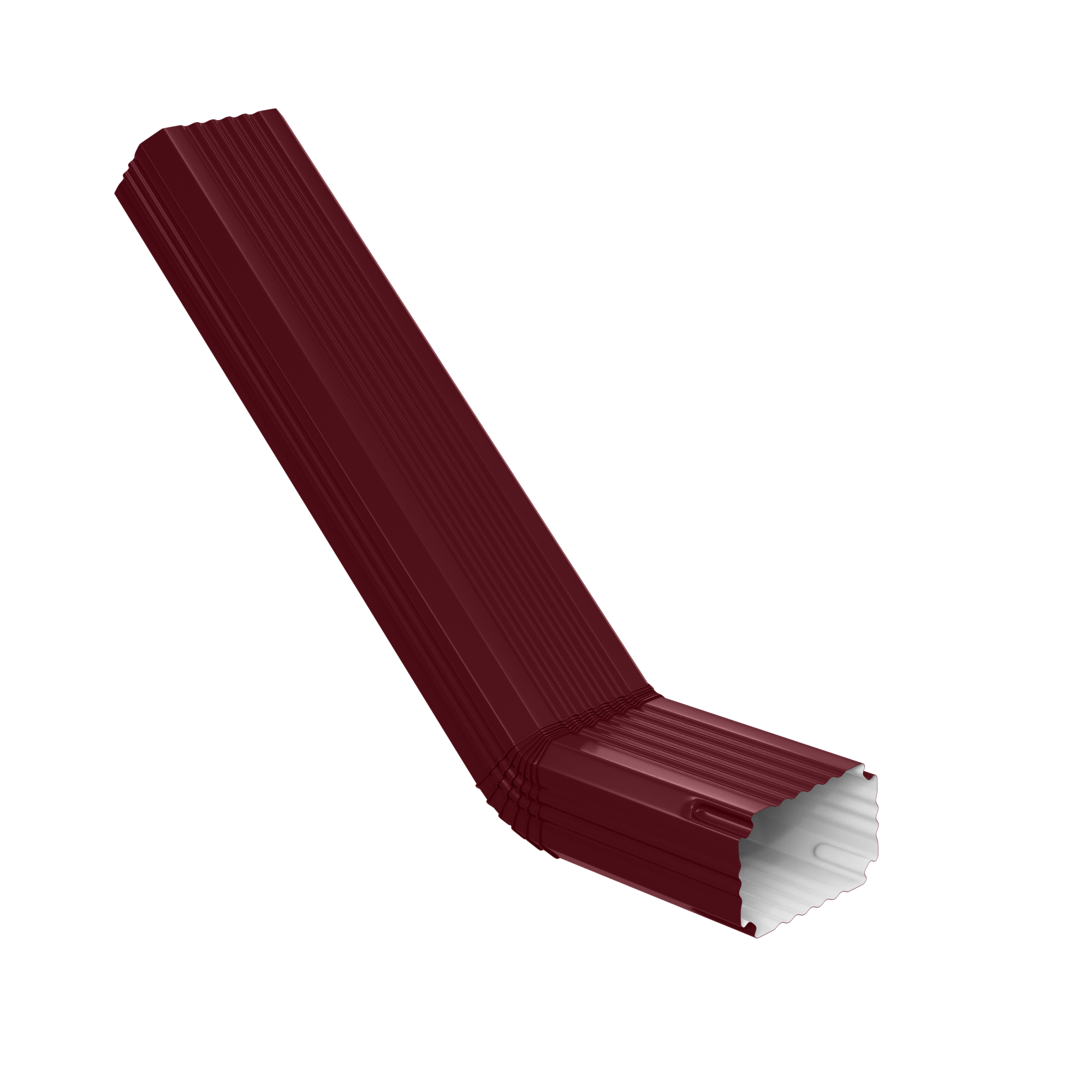 Труба водосточная с коленом 102*76