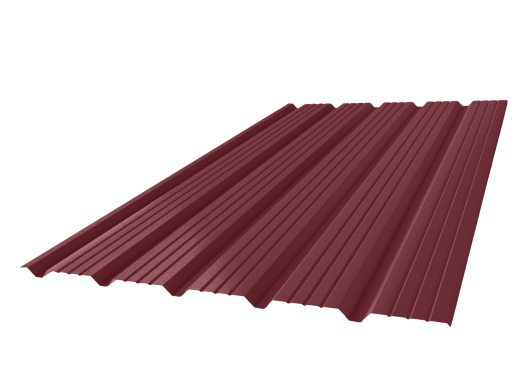 Профнастил с-25 Вишня (RAL3005) 0.45 1 квадратный метр 1165