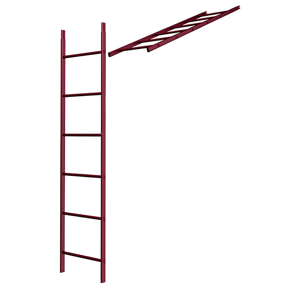 Лестница кровельная стеновая длина 1860 мм в Кровельном центре Лестница кровельная стеновая длина 1860 мм