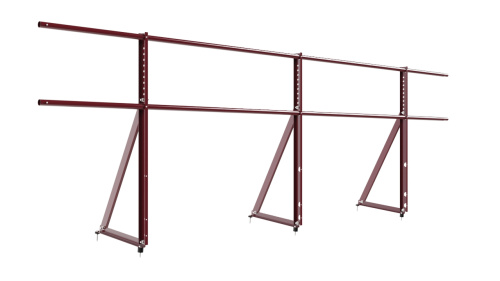 Ограждение кровельное Русский Рубеж Н-90, 3м  в Кровельном центре Ограждение кровельное Русский Рубеж Н-90, 3м