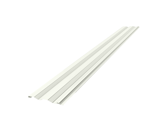 Металлосайдинг Белый (RAL9010) 0.45 1 погонный метр 251