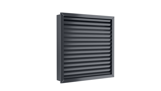 Вентиляционная решетка прямоугольная Графитно серый (RAL7024)