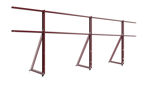 Ограждение кровельное Русский Рубеж Н-90, 3м Вишня (RAL3005)