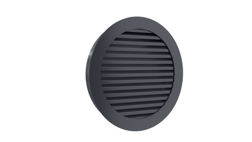 Вентиляционная решетка круглая Графитно серый (RAL7024)